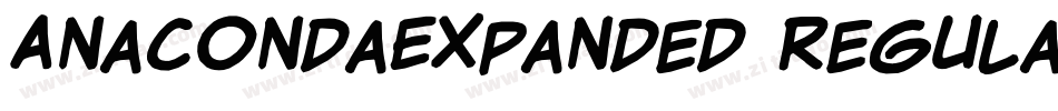 AnacondaExpanded Regular字体转换